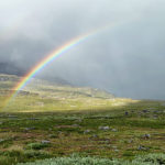 A double rainbow, one of natures phenomenon.