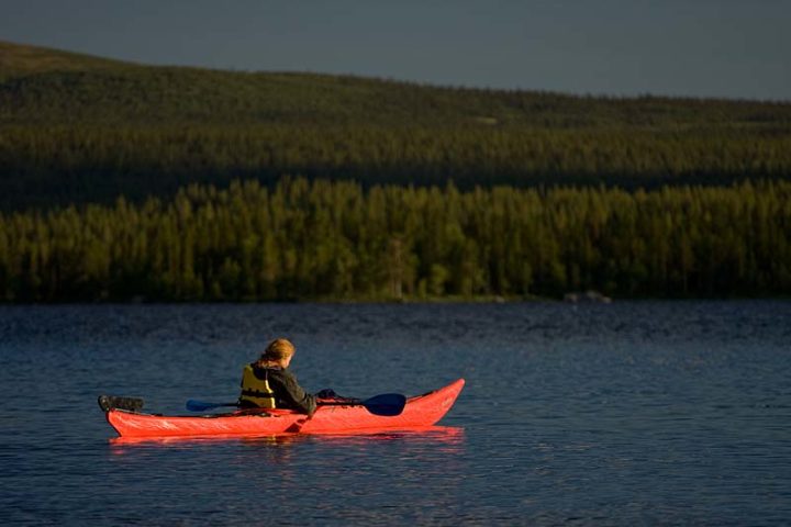 Meditation in the kayak.