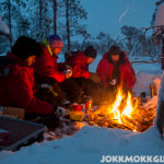 Dog sledding adventure and Northern lights bonfire