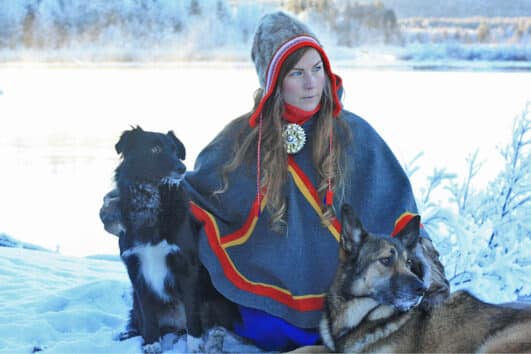 Sami culture with Anna at the arctic circle in Jokkmokk, Lapland.